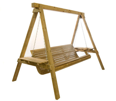 Terassi Wooden Three-Seater Garden Swing Seat